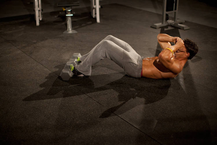 3/4 Sit-Up — Body Weight Abdominals exercise demonstration