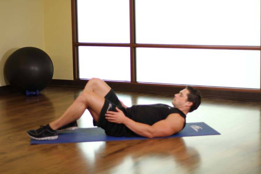 Ankle On The Knee — Body Weight Glutes exercise demonstration
