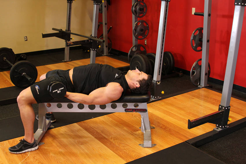 Around The Worlds — Dumbbell Chest exercise demonstration