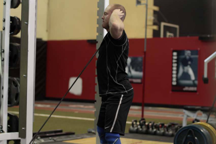 Band Good Morning (Pull Through) — Band Hamstrings exercise demonstration