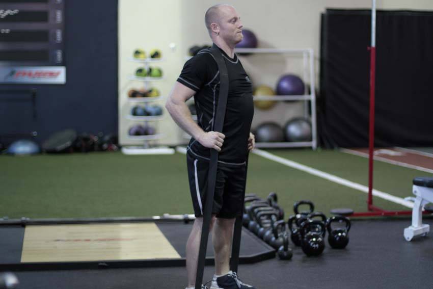 Band Good Morning — Band Hamstrings exercise demonstration