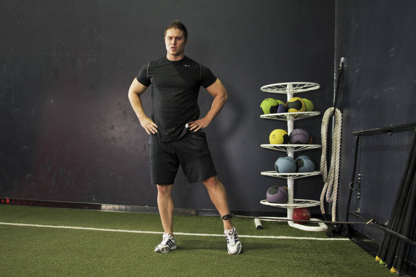 Band Hip Adductions — Band Adductors exercise demonstration