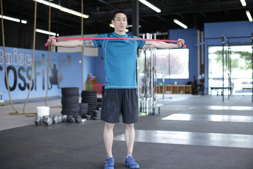 Band Pull Apart — Band Shoulders exercise demonstration