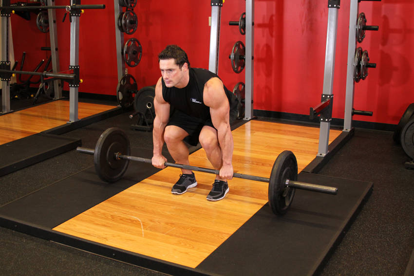 Barbell Deadlift — Barbell Lower Back exercise demonstration