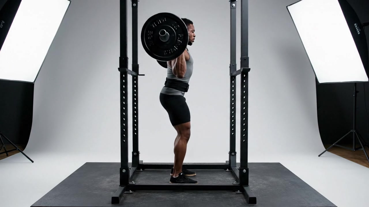 Barbell Full Squat — Barbell Quadriceps exercise demonstration