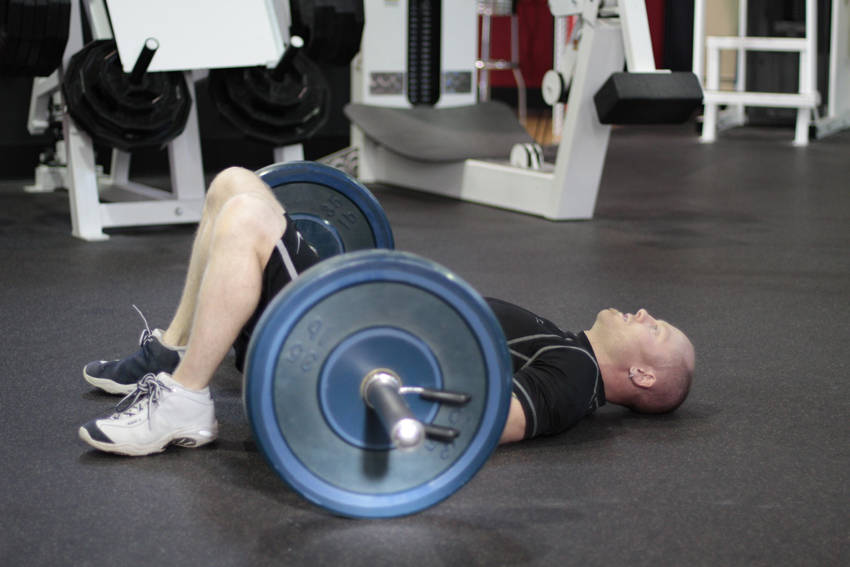 Barbell Glute Bridge — Barbell Glutes exercise demonstration