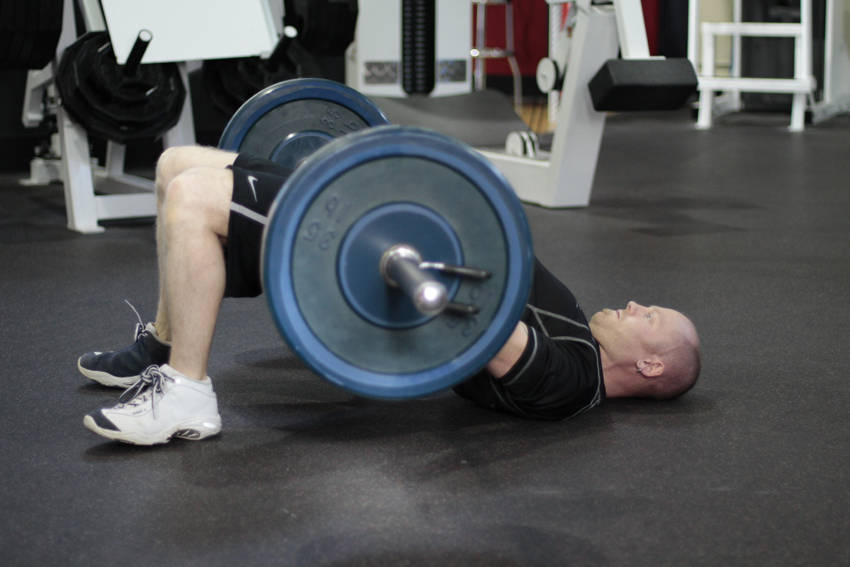 Barbell Glute Bridge — Barbell Glutes exercise demonstration