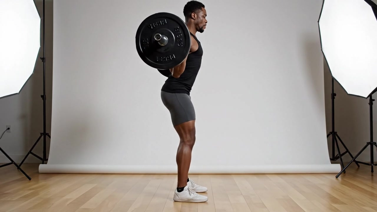 Barbell Hack Squat — Barbell Quadriceps exercise demonstration
