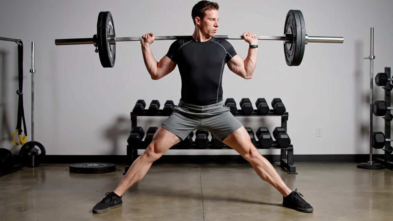 Barbell Side Split Squat