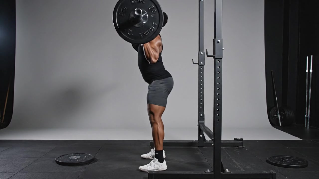 Barbell Squat — Barbell Quadriceps exercise demonstration