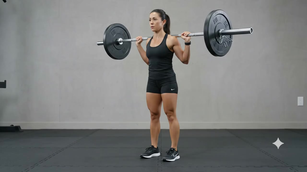 Barbell Walking Lunge