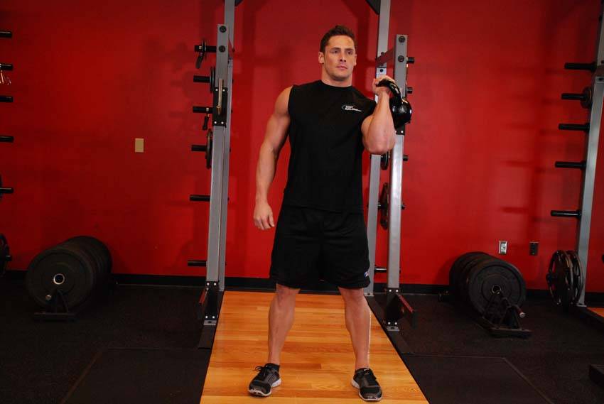 Bent Press — Kettlebell Abdominals exercise demonstration