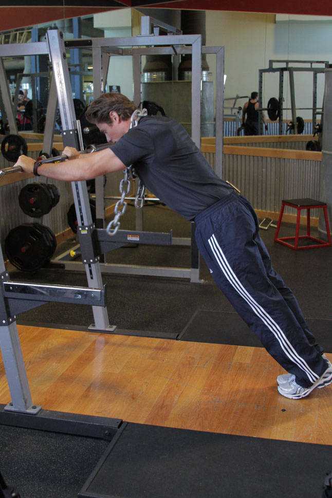 Body Tricep Press — Body Weight Triceps exercise demonstration