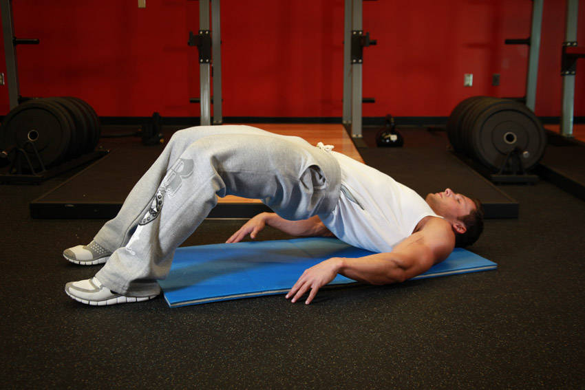 Butt Lift (Bridge) — Body Weight Glutes exercise demonstration