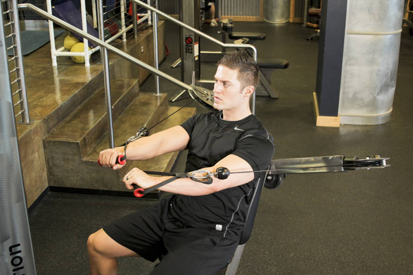 Cable Chest Press — Cable Chest exercise demonstration