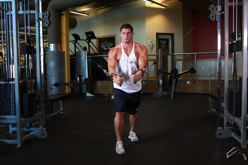 Cable Crossover — Cable Chest exercise demonstration