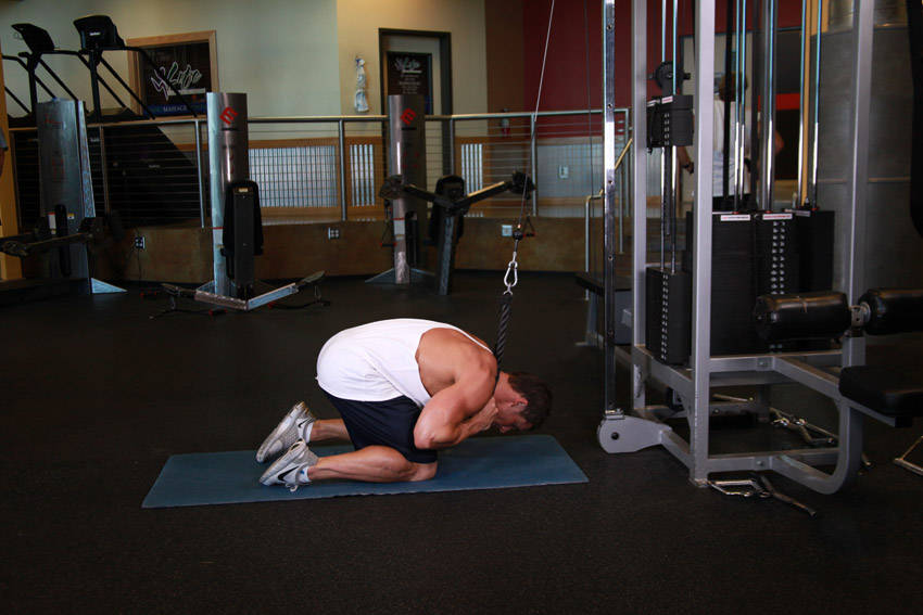 Cable Crunch — Cable Abdominals exercise demonstration