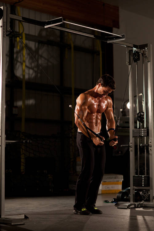 Cable Iron Cross — Cable Chest exercise demonstration
