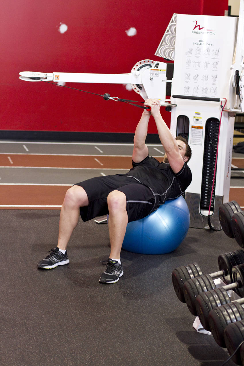 Cable Russian Twists — Cable Abdominals exercise demonstration
