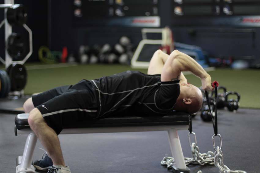 Chain Handle Extension — Other Triceps exercise demonstration