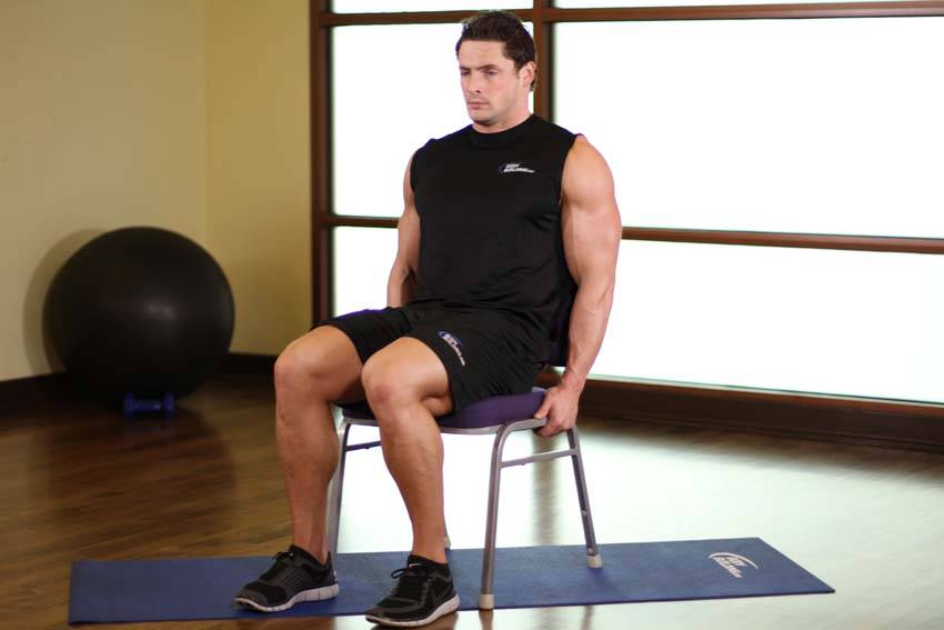Chair Leg Extended Stretch — Other Hamstrings exercise demonstration