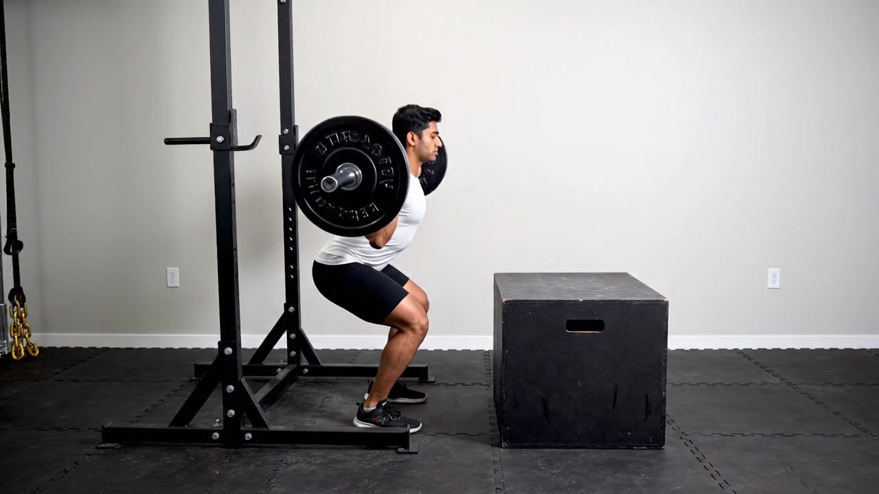 Chair Squat — Machine Quadriceps exercise demonstration