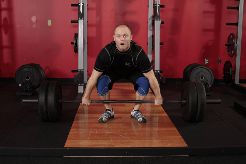 Clean — Barbell Hamstrings exercise demonstration