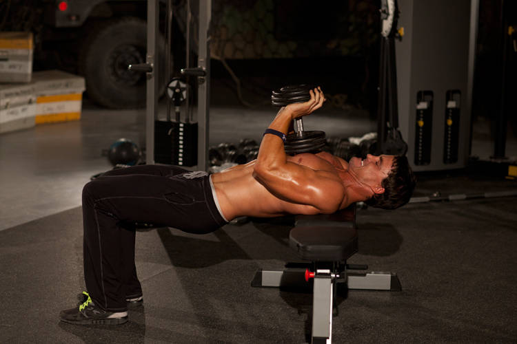 Close-Grip Dumbbell Press — Dumbbell Triceps exercise demonstration