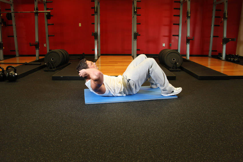 Crunches — Body Weight Abdominals exercise demonstration