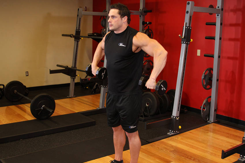 Cuban Press — Dumbbell Shoulders exercise demonstration