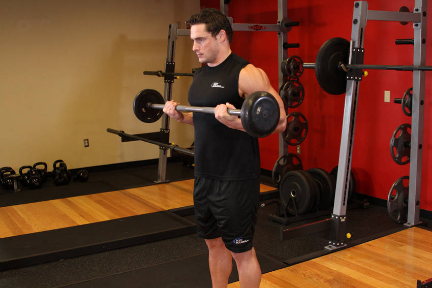 Drag Curl — Barbell Biceps exercise demonstration