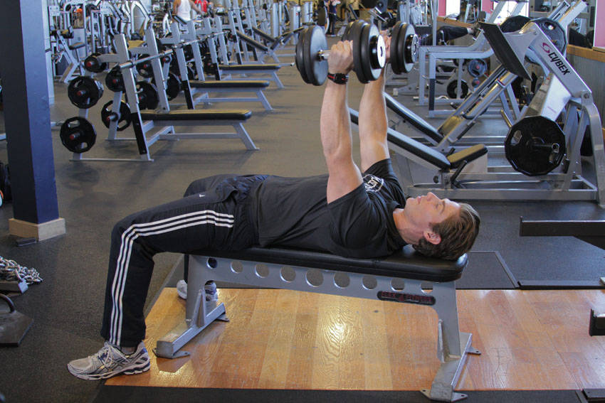 Dumbbell Bench Press with Neutral Grip — Dumbbell Chest exercise demonstration