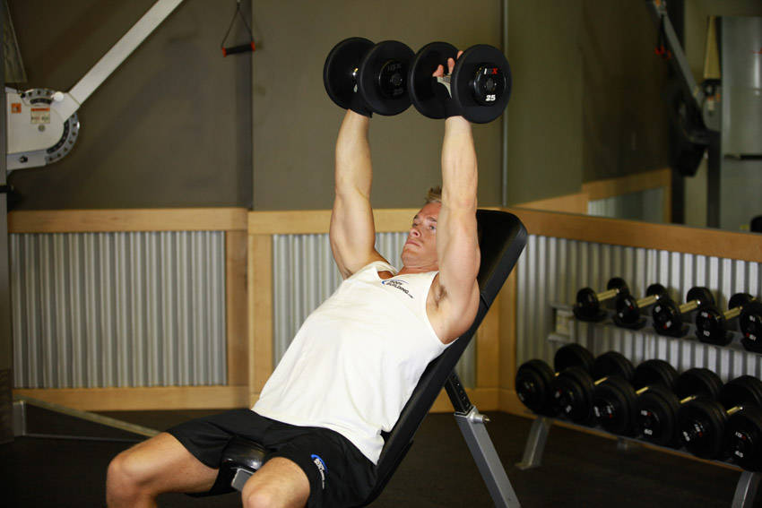 Dumbbell Incline Shoulder Raise — Dumbbell Shoulders exercise demonstration
