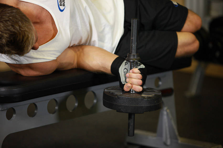 Dumbbell Lying Pronation — Dumbbell Forearms exercise demonstration