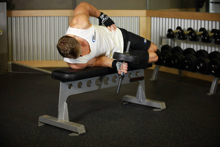 Dumbbell Lying Supination — Dumbbell Forearms exercise demonstration