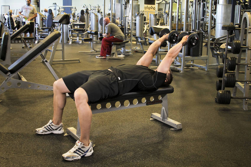 Dumbbell Tricep Extension -Pronated Grip — Dumbbell Triceps exercise demonstration