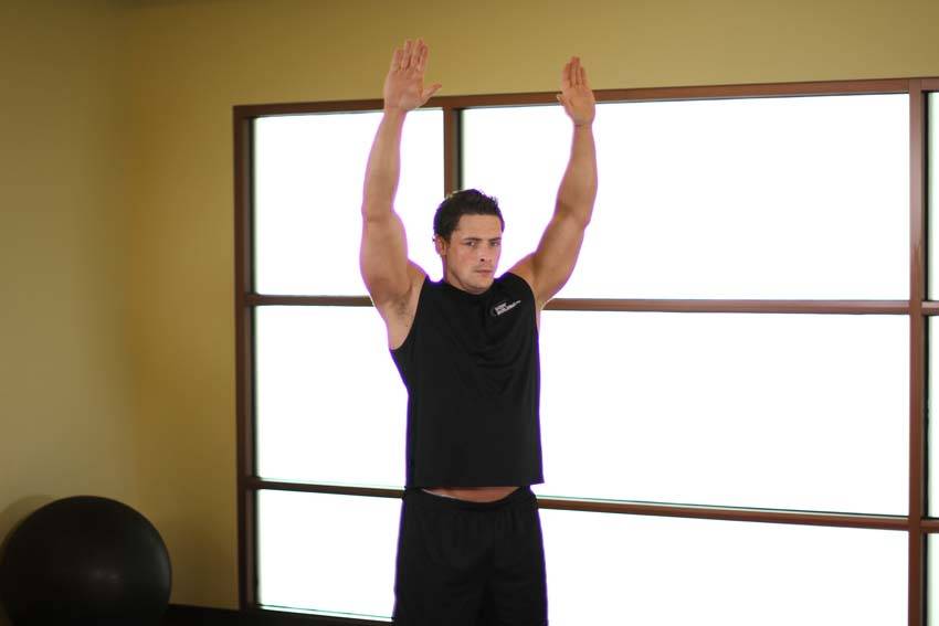 Dynamic Back Stretch — Body Weight Lats exercise demonstration