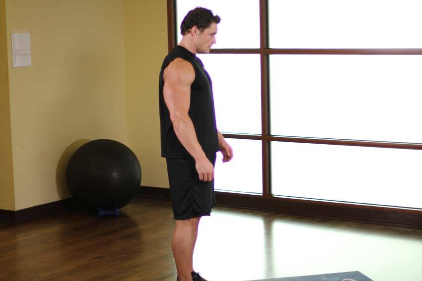 Elbows Back — Body Weight Chest exercise demonstration