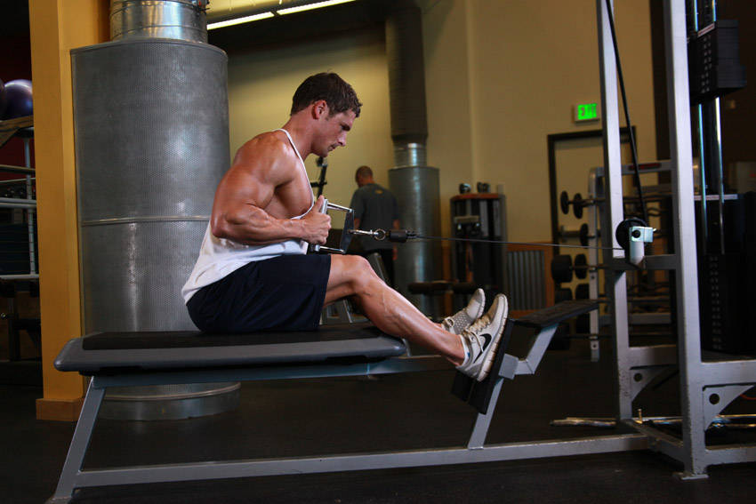 Elevated Cable Rows — Cable Lats exercise demonstration