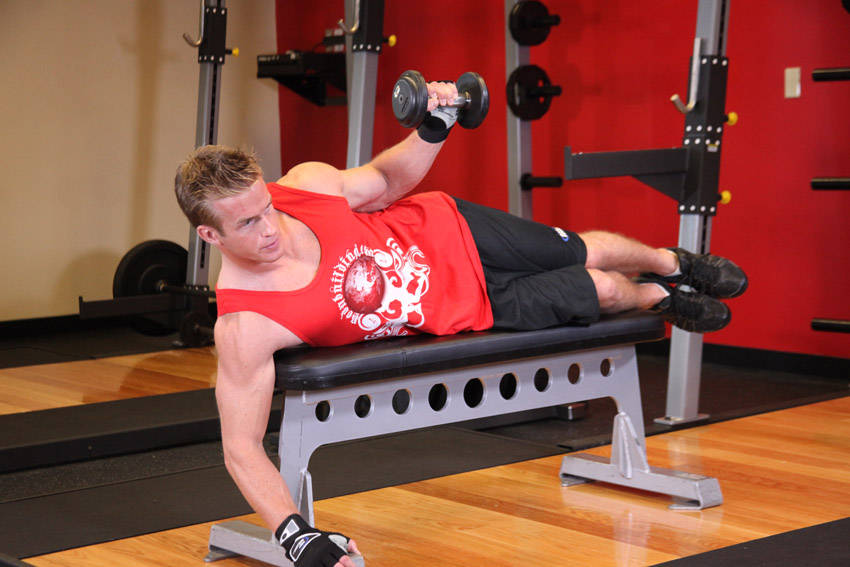 External Rotation — Dumbbell Shoulders exercise demonstration