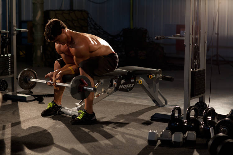 Finger Curls — Barbell Forearms exercise demonstration