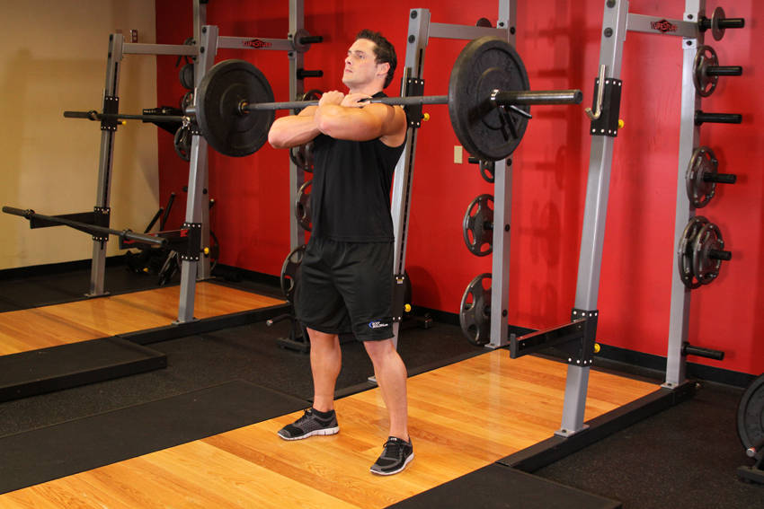 Front Barbell Squat — Barbell Quadriceps exercise demonstration