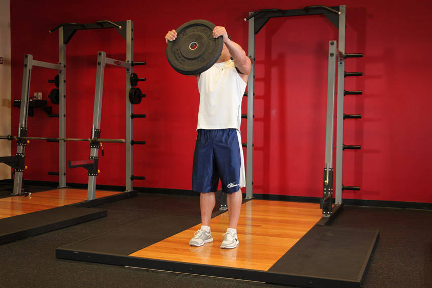 Front Plate Raise — Other Shoulders exercise demonstration