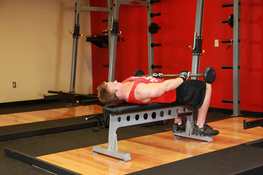 Front Raise And Pullover — Barbell Chest exercise demonstration