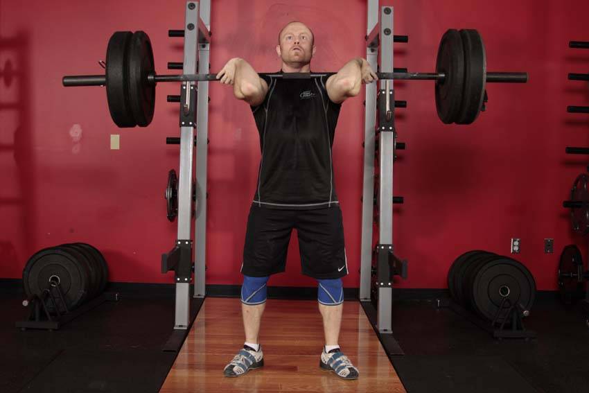 Front Squat (Clean Grip) — Barbell Quadriceps exercise demonstration