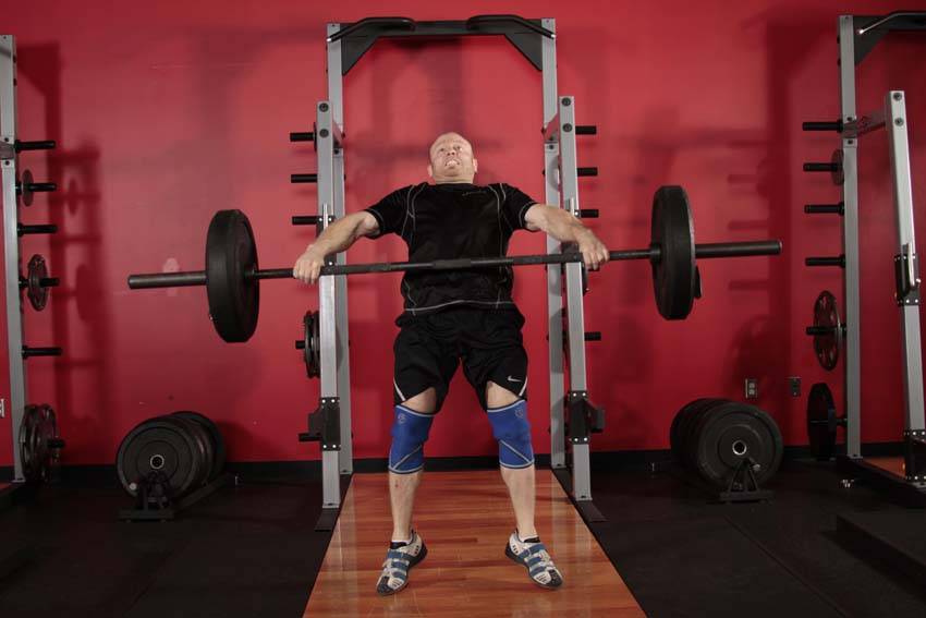 Hang Snatch - Below Knees — Barbell Hamstrings exercise demonstration