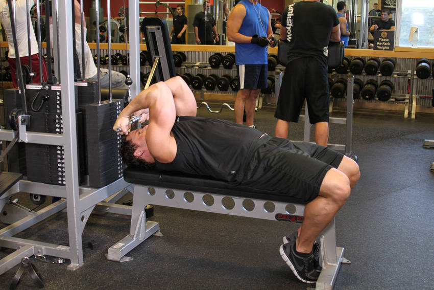 High Cable Curls — Cable Biceps exercise demonstration