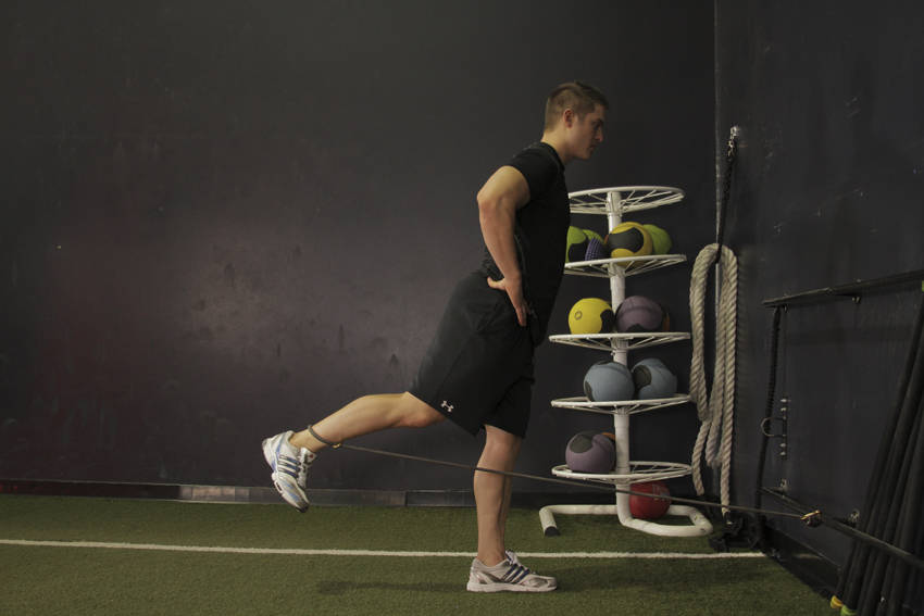 Hip Extension with Bands — Band Glutes exercise demonstration