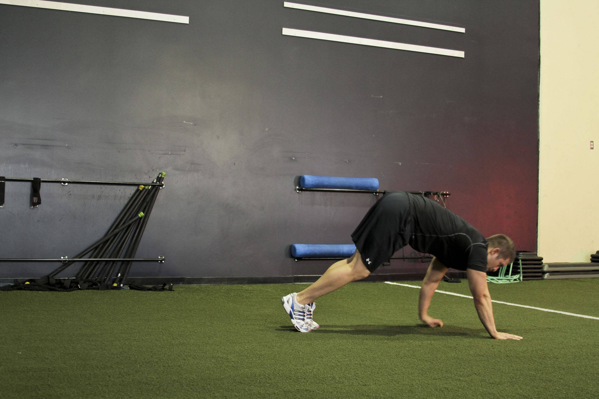 Inchworm — Body Weight Hamstrings exercise demonstration