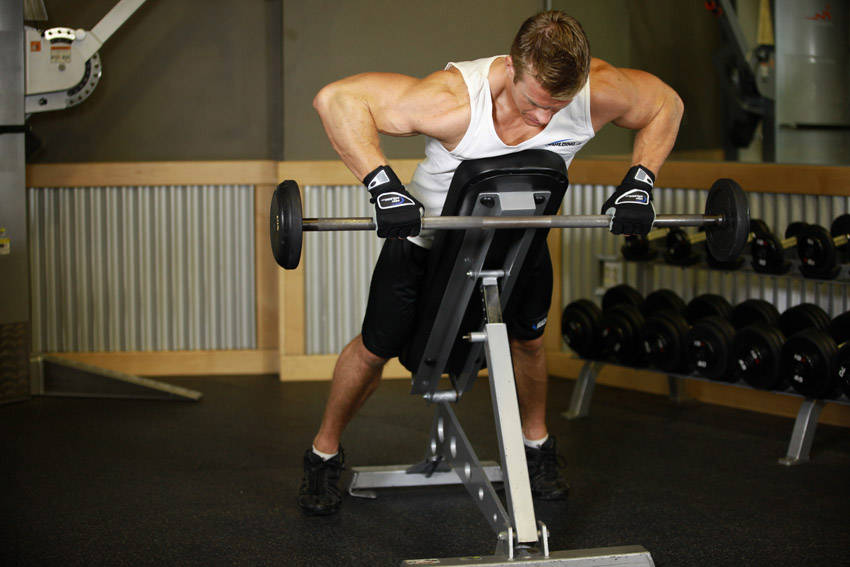 Incline Bench Pull — Barbell Middle Back exercise demonstration
